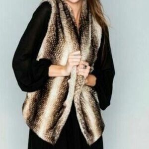 Show Me Your Mumu Fausta FauxFur Vest Women’s Size S